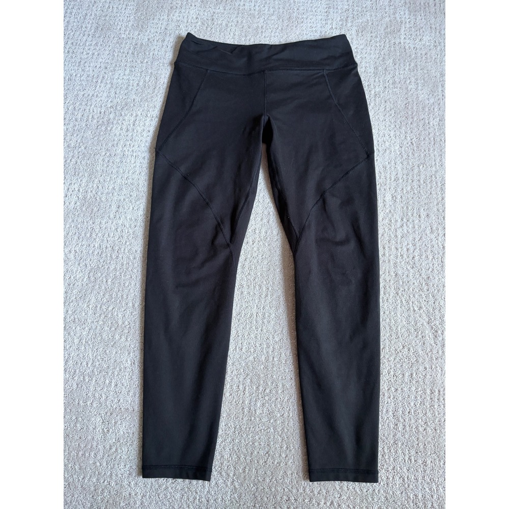 Patagonia Women Black Performance Active Leggings Size‎ L Recycled Stretch Yoga